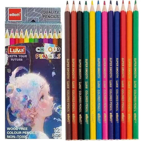 Карандаши для рисования "Luva Ellott" CQ1003-12
