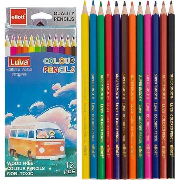 Олівці для малювання "Luva Ellott" CQ1001-12