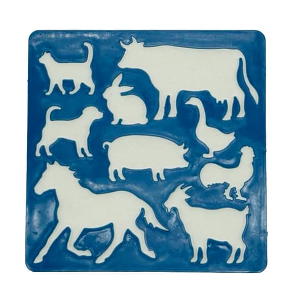 Трафарет детский "Животные домашние" AS-0254