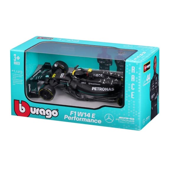 УЦЕНКА!!! Коллекционная автомодель "MERCEDES-AMG F1 W14 E PERFORMANCE (2023)" Bburago 18-38080-UC 1:43