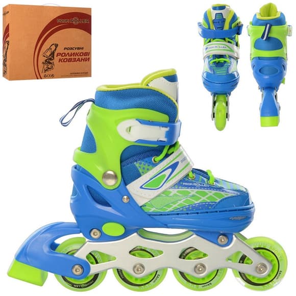 УЦЕНКА!!! Детские Ролики раздвижные A4140-S-BL-UC размер 31-34