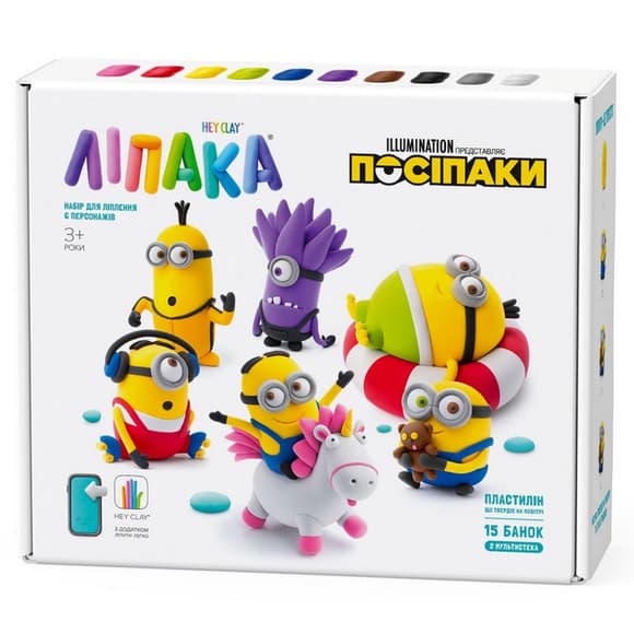 Меганабір пластиліну "Посипаки" ЛІПАКА 15026-UA01 самостійно твердне