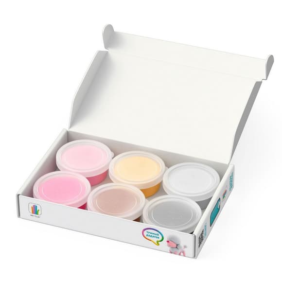 Набір пластиліну "Собаки-Друзі: Комондор Муді, Бульдог Гіпно, Пудель Поппі" ЛІПАКА 60057-UA01 самостійно твердіє