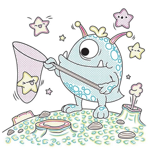 Дитяча книжка-розмальовка "У космосі" 1806012, 12 сторінок