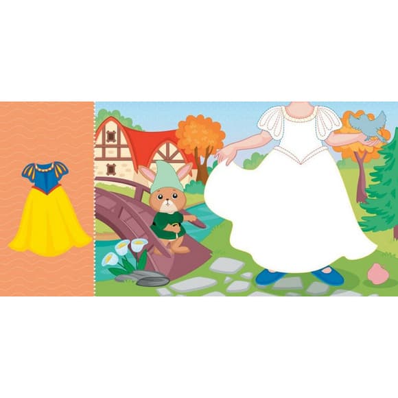 Детская книга с наклейками Одень куклу "Крошка София на маскараде" 615009