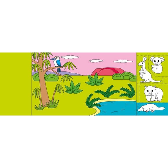 Детская книжечка-раскраска "Кто качается на лиане?" 1364007