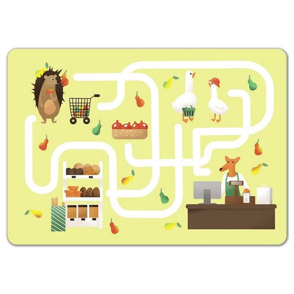 Дитячі розвивальні картки "Пиши-стирай Лабіринти" 1781001