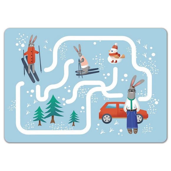 Дитячі розвивальні картки "Пиши-стирай Лабіринти" 1781001