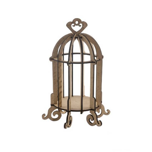 Заготовка для декорирования "Клетка завитки-S" FDPO-052