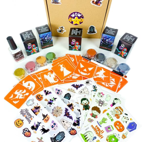 Набір для біо-тату "Wow Box Хелловін для 5 дітей" wow-box-halloween-5