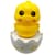 Дитяча неваляшка "Курча" 657-55(Yellow) 7,5 см, брязкальце