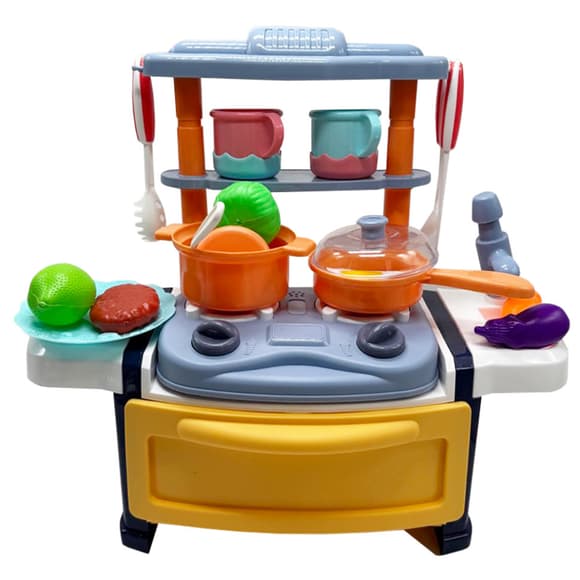 Дитяча іграшкова кухня 899-1 звук, світло, посуд, продукти
