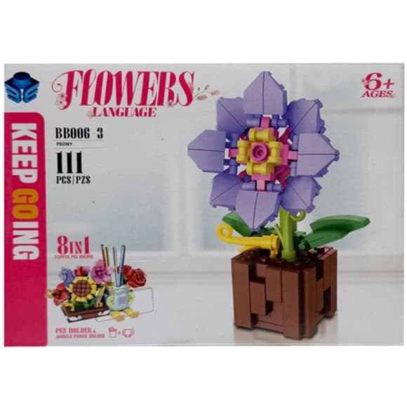 Конструктор дитячий "Peony" BB006-3, 111 деталей