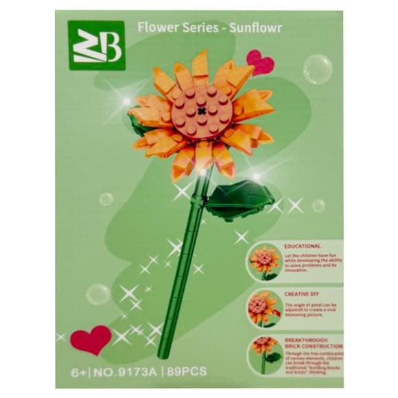 Конструктор дитячий "Sunflower" 9119A-9173A 89 деталей