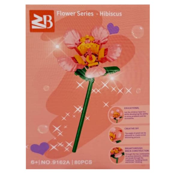 Ко нструктор детский "Hibiscus" 9119A-9162A 80 деталей