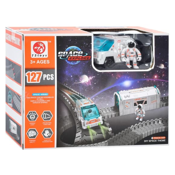 Дитячий ігровий набір "Трек" 7501, фігурки 2 штуки 127 деталей