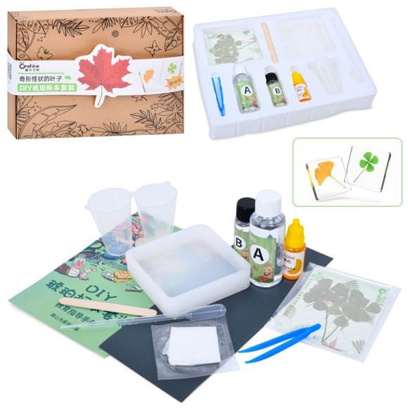 Дитячий набір для творчості "Сухоцвіт" FG231102005M, пінцет, фарба, застигаюча рідина