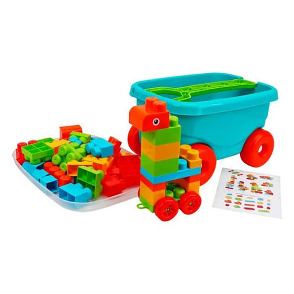 Детский конструктор "Тележка" 1393TXK 50 деталей