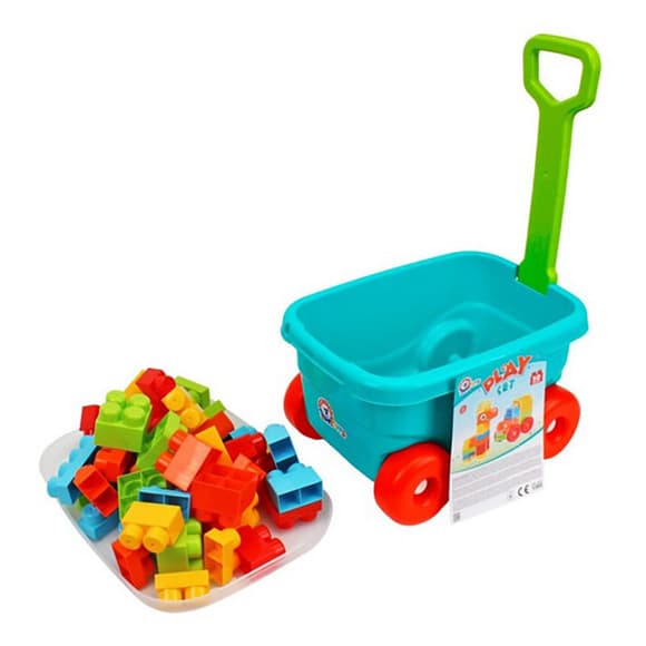 Детский конструктор "Тележка" 1393TXK 50 деталей