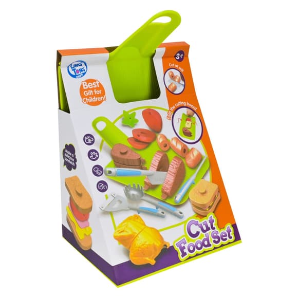 Дитячий набір продуктів "Фаст-фуд" LT8801-8D, овоч і, прибори   