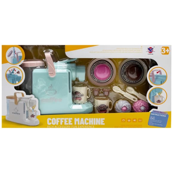 Детская бытовая техника "Кофемашина" XS-25097(Turquoise) световые и звуковые эффекты