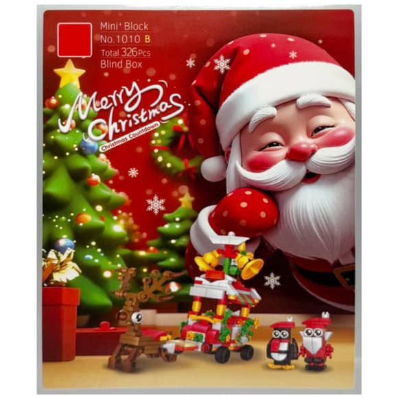 Детский конструктор адвент-календарь "Merry Christmas" 1010B