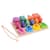Дитяча дерев’яна іграшка "Пірамідка-сортер" C9416 рибалка, вкладиші