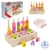 Дитяча дерев’яна іграшка "Пірамідка-сортер" C9407, 8 карток