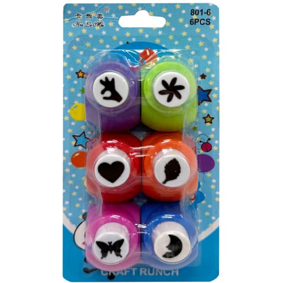 Набор фигурных дыроколов 315298 в наборе 6 штук