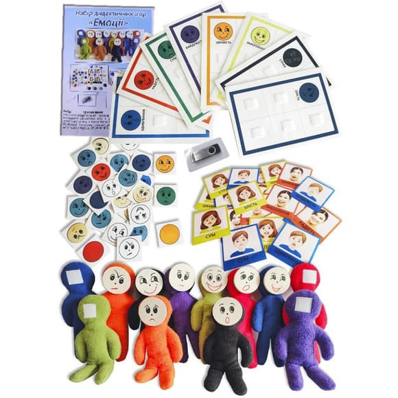 Набір дидактичних ігор Емоції HEGA 285HG з повним методичним посібником