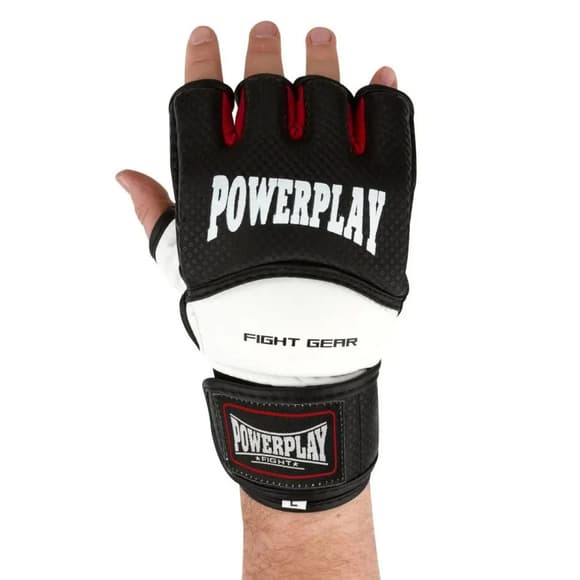 Перчатки для MMA PowerPlay PP_3075_XL_BI/White, Черные-Белые XL