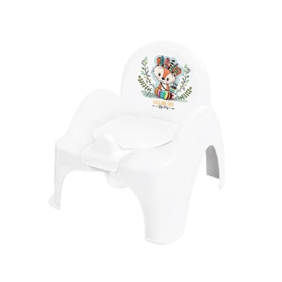 Дитячий горщик "Дикий захід: Лисичка" Tega Baby DZ-007-103-LISEK білий