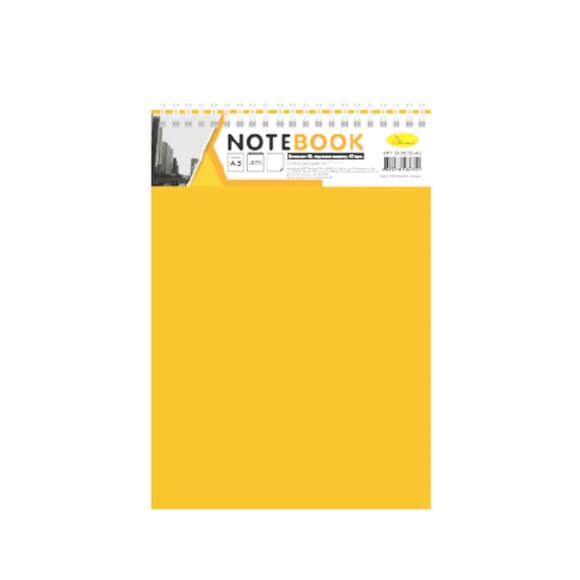 Блокнот А5 В-БП5-80(Peach) 80 листов, пружина сверху