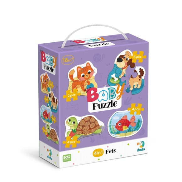 Детский пазл 4 в 1 "Baby puzzle. Домашние животные" 300688 набор 4 в 1