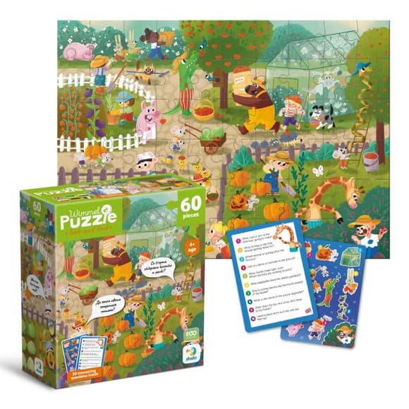Детский виммельпазл "Лето в деревне" 300659, 60 элементов