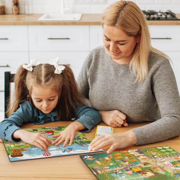 Дитячий віммельпазл "Диво-транспорт" 300660, 60 елементів