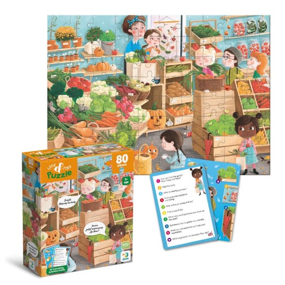 Дитячий пазл Шукай та знаходь "Дарунки осені" 300666, 80 елементів