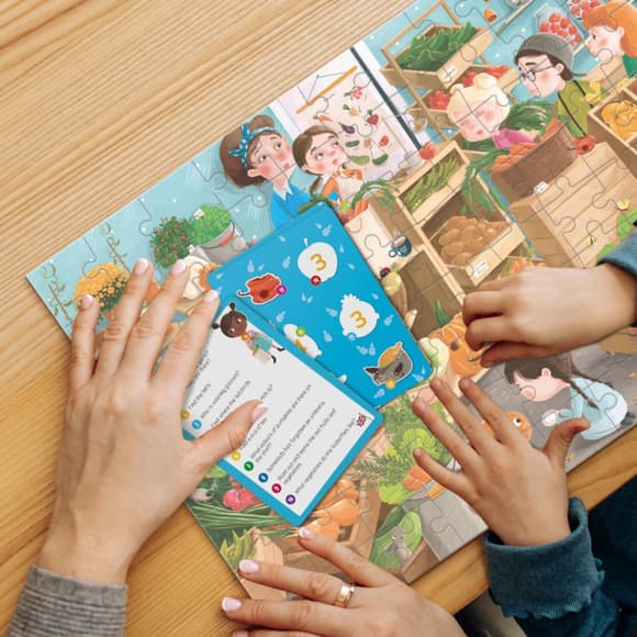 Дитячий пазл Шукай та знаходь "Дарунки осені" 300666, 80 елементів