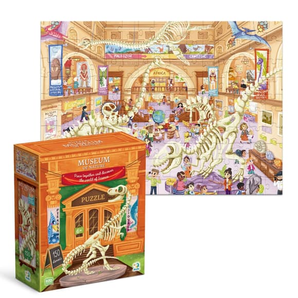 Детский виммельпазл "Музей Природы" 300639, 150 элементов