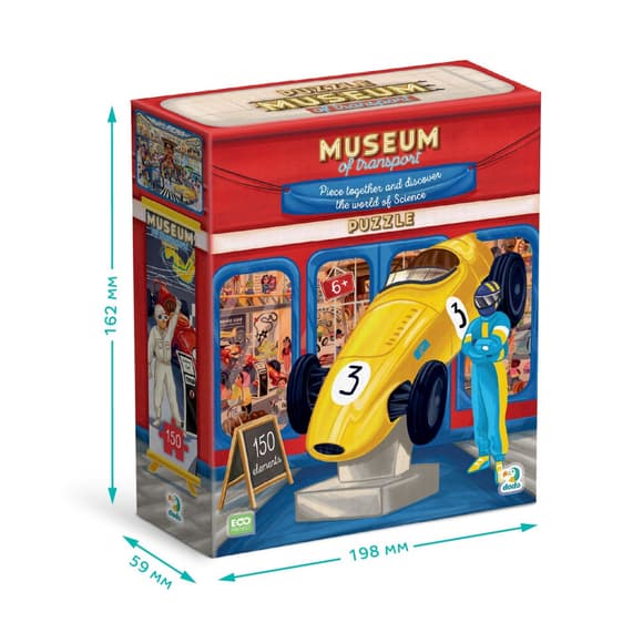 Дитячий віммельпазл "Музей Транспорту" 300640, 150 елементів