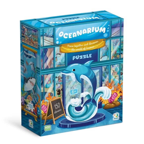 Детский виммельпазл "Музей Океанариум" 300641, 150 элементов