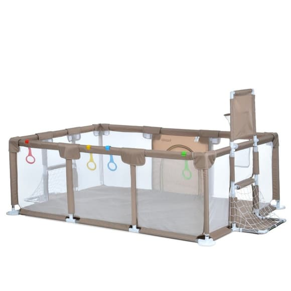 Дитяче ліжко-манеж MR 1338-BG, з баскетбольним кільцем