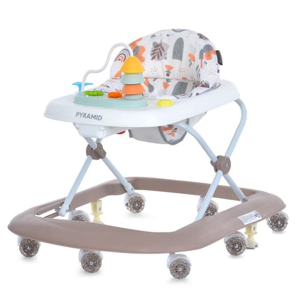 Детские Ходунки Pyramid ME 1217 Mocha, музыка, свет