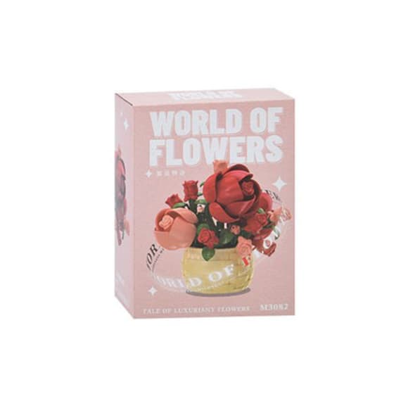 Дет ский конструктор "Цветы в горшке" M3077-3082