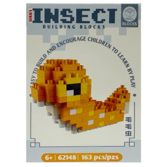 Детский конструктор "Насекомые" A62148, 163 детали