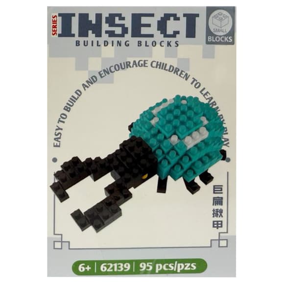 Детский конструктор "Насекомые" A62139, 95 деталей