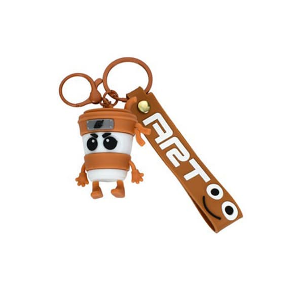 Брелок дитячий "Італійський мем" MX-1X (Brown-white) 