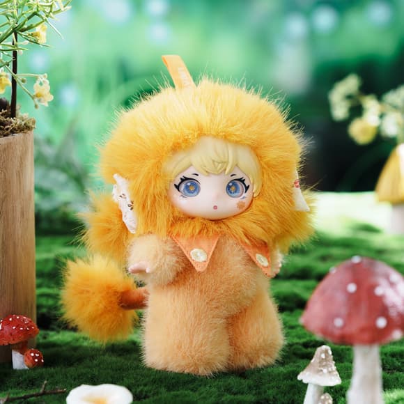 Коллекционная мягкая игрушка с кольцом "Пати зверушек" Pop Top 17Zl-0601 серии "Ziyuli" 