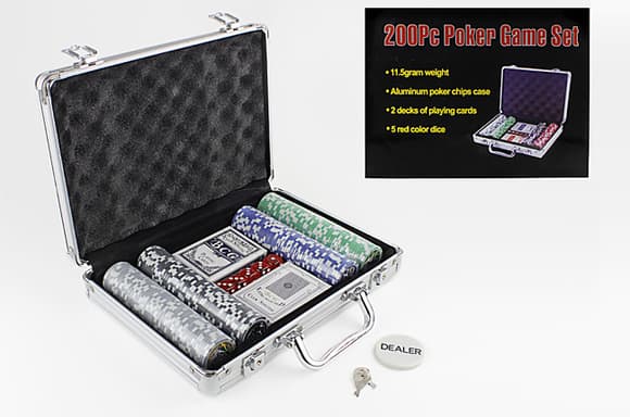 Настольная игра Покер M 2779, 200 фишек