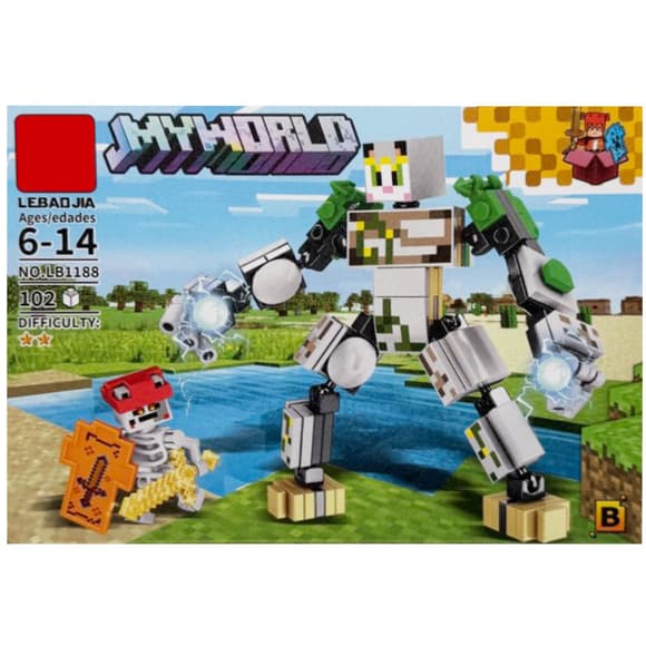 Дитячий конструктор "Minecraft" LB1188-B 102 деталі
